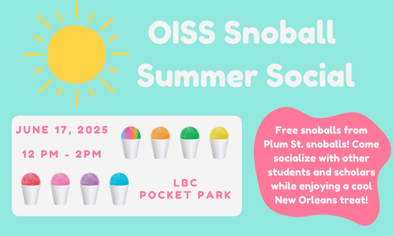 OISS Snoball Summer Social illustration