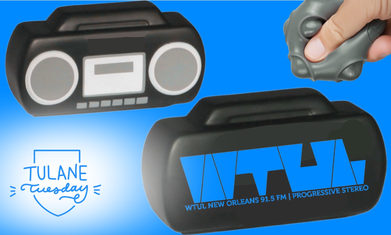 Tulane Tuesday | WTUL Stress Radios illustration