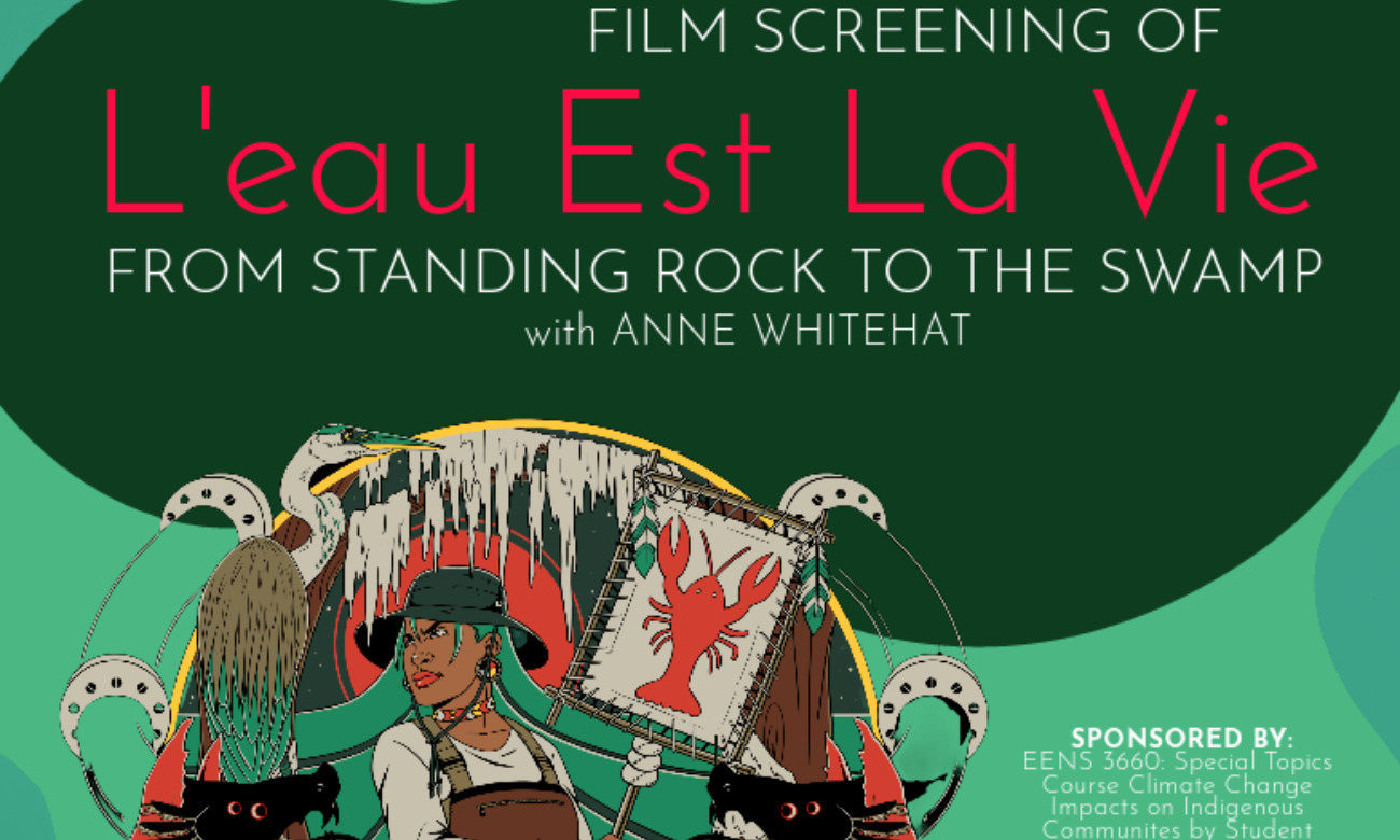 L'Eau Est La Vie: From Standing Rock to the Swamp Film Screening illustration