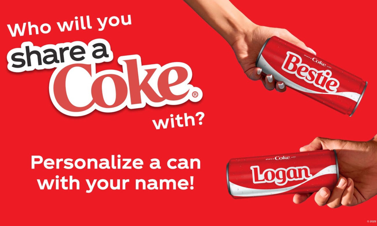 Share a Coke! illustration