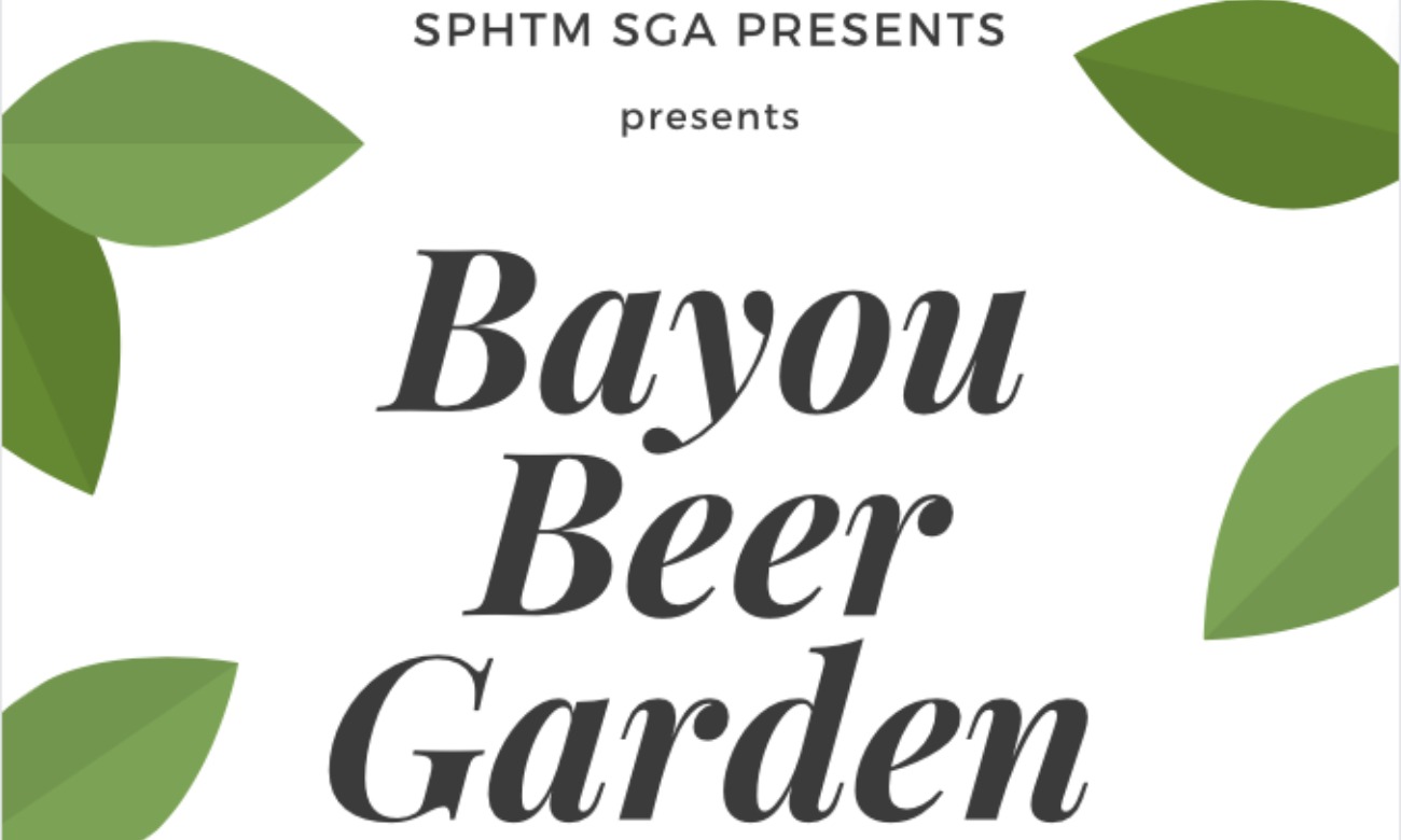 SPHTM SGA Bayou Beer Garden Social illustration