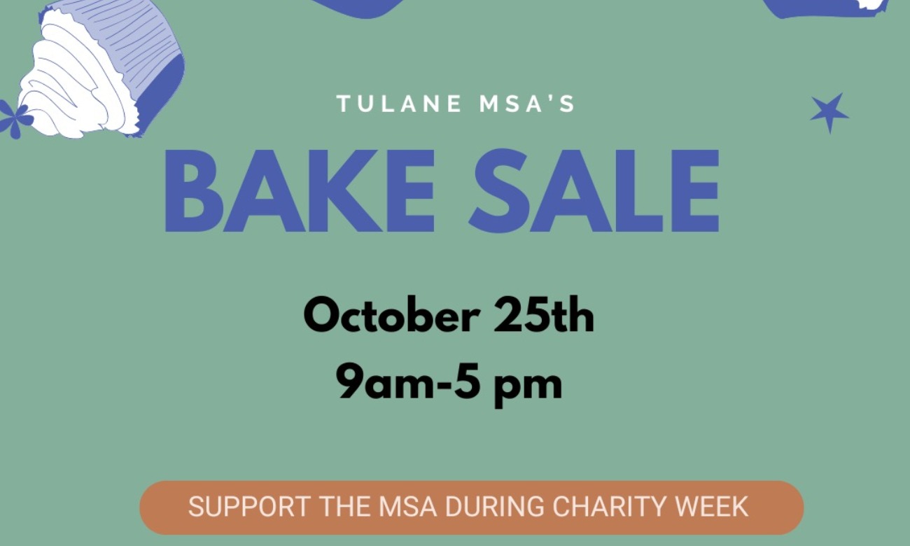 MSA Charity Week Bakesale illustration