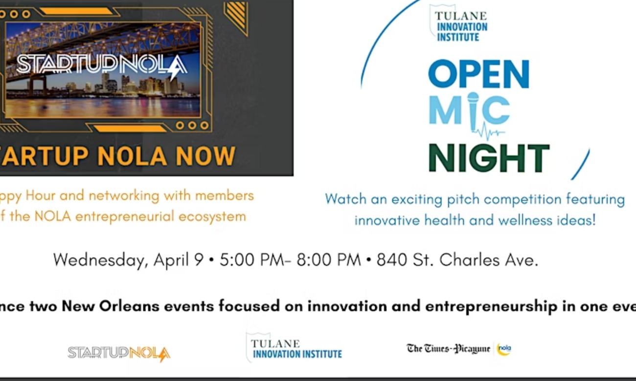 StartupNOLA Now Innovation Happy Hour X Open MIC Night (Medical Innovation Challenge Night) illustration