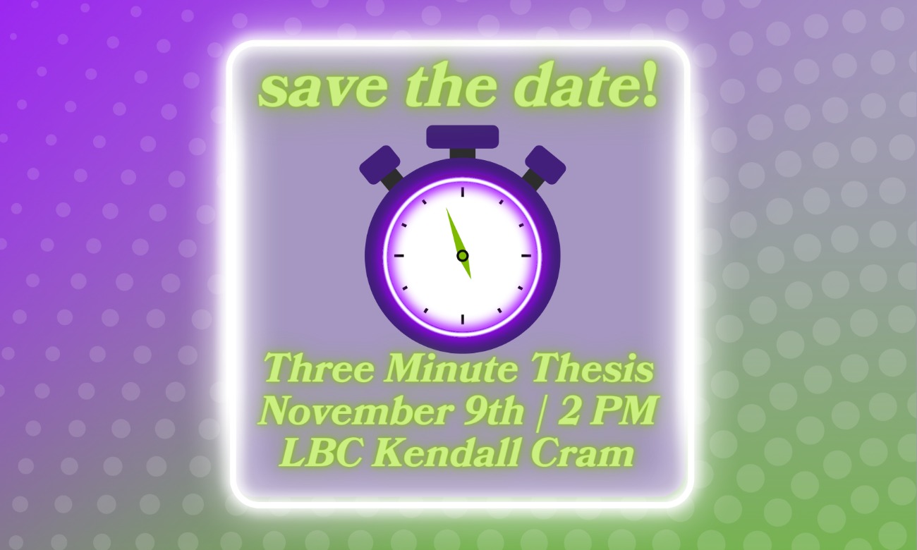 Three Minute Thesis Competition illustration