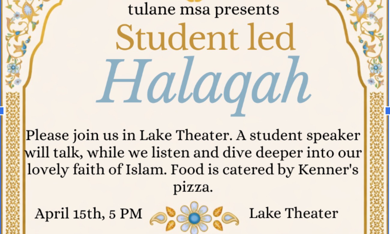 April Student-led Halqah illustration
