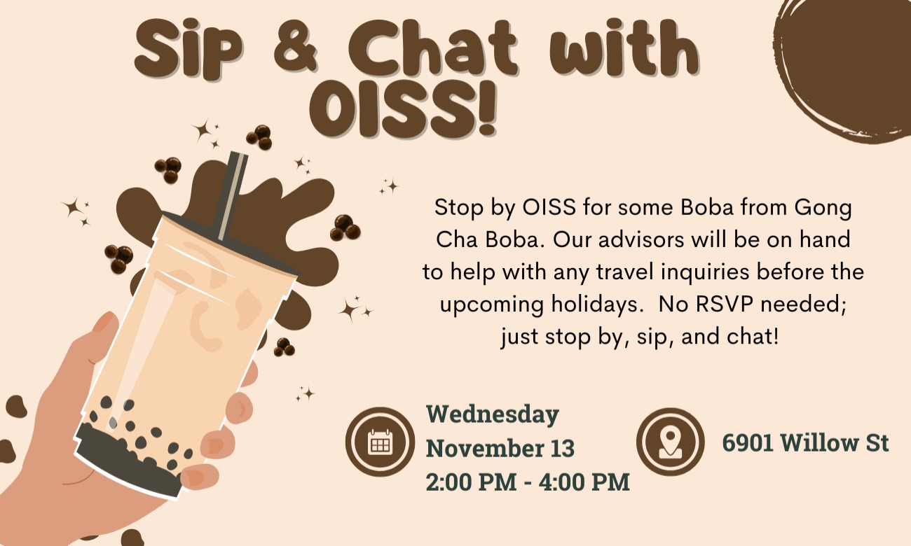 Sip & Chat with OISS!  illustration