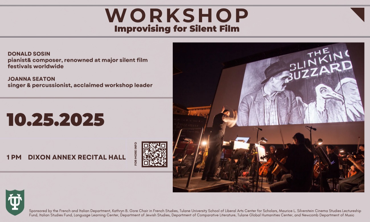 WORKSHOP - Silent Film with Live Music illustration