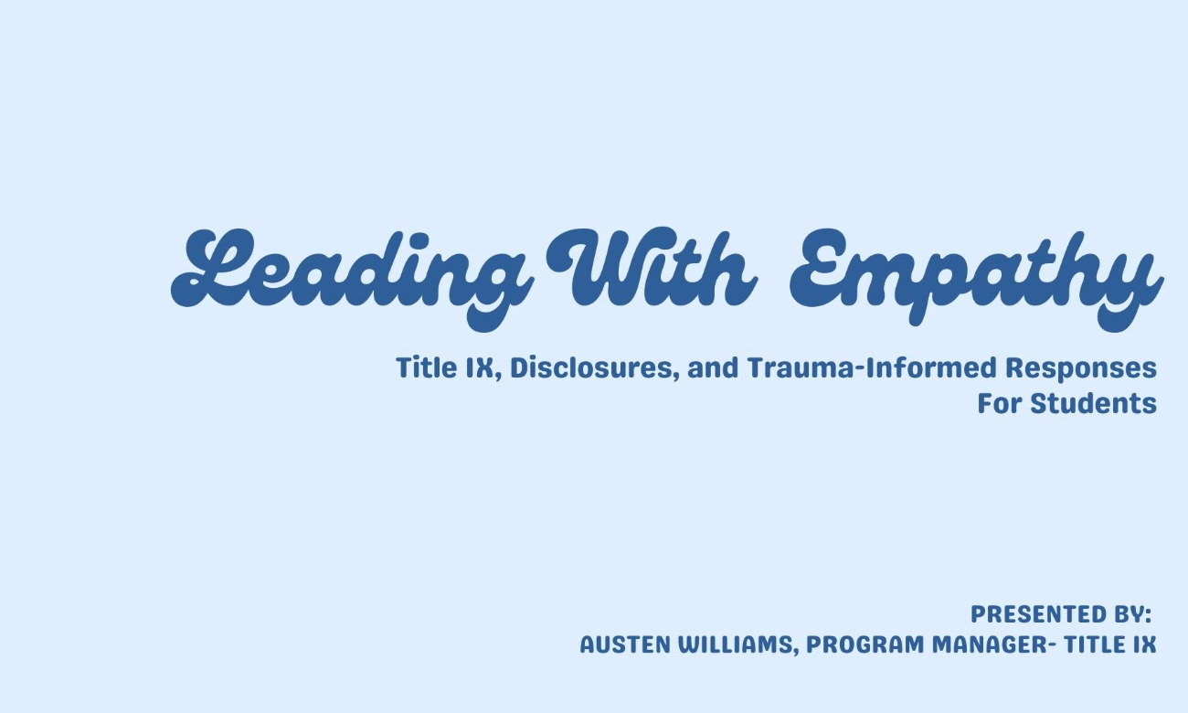 Leading with Empathy (Online Student Programs!) illustration