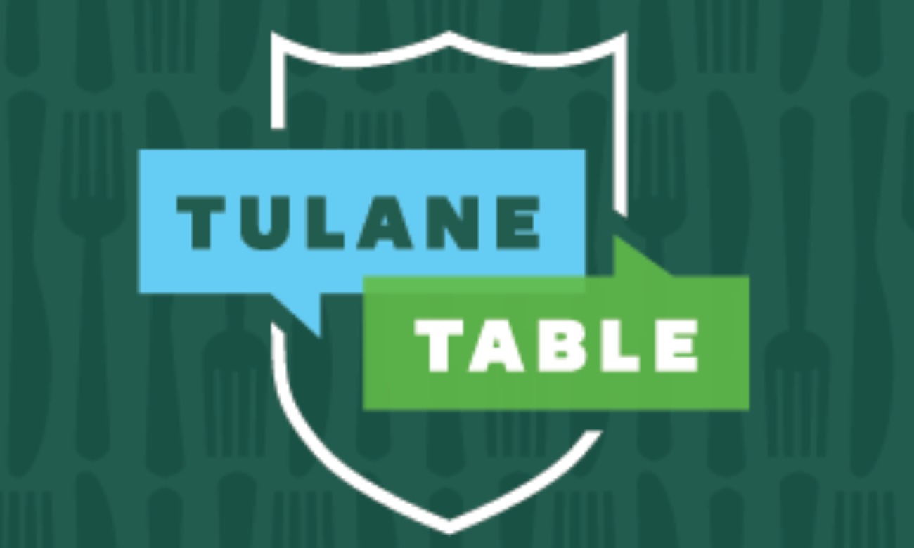 Tulane Table: Tulane Alumni Association Board (Mara Haseltine, Jennifer Mills, Millibeth Currie) illustration