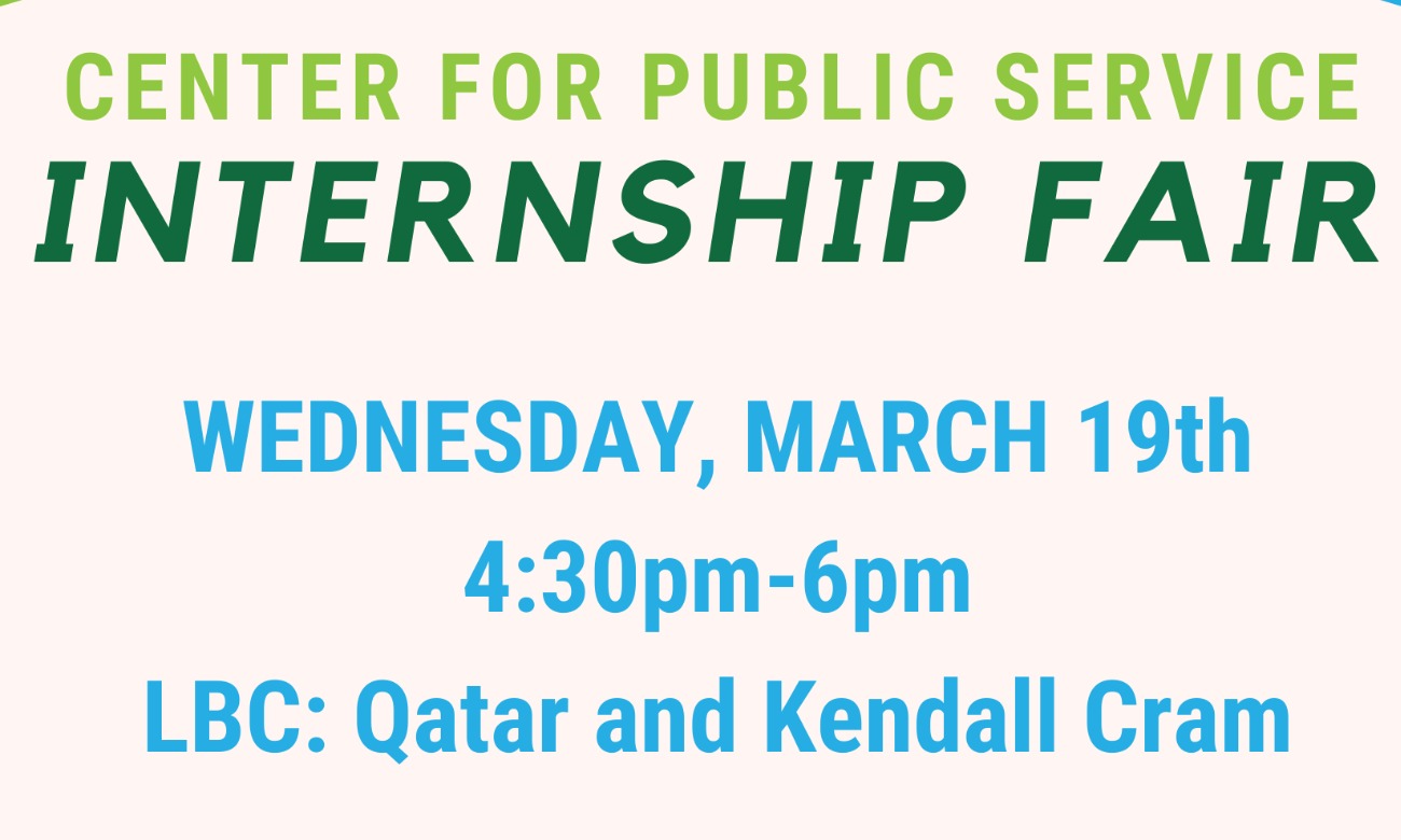 Public Service Internship Fair illustration
