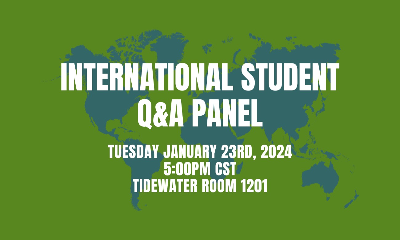 International Student Q&A Panel illustration