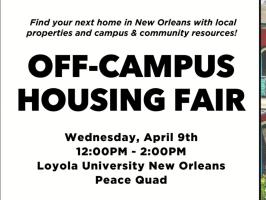 Spring 2025 Off-Campus Housing Fair illustration