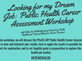 Looking for my Dream Job: Public Health Career Assessment Workshop - Rescheduled illustration