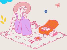 AMWA Picnic on the Fly  illustration