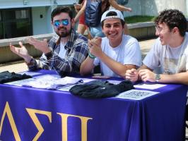 Delta Sigma Pi Fall Recruitment illustration