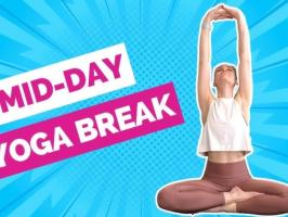 Downtown Pop-Up Yoga Class illustration