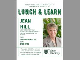 HMSLA Lunch & Learn w/ Jean Hill illustration