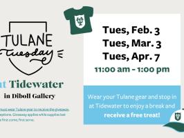 Tulane Tuesday at Tidewater  illustration