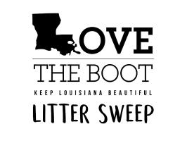Tulane Love the Boot Litter Sweep illustration