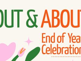 Out and About Dinner - End of Year Celebration  illustration