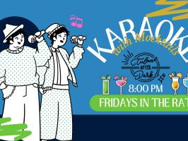 Karaoke in The Rat (with Mocktails) illustration
