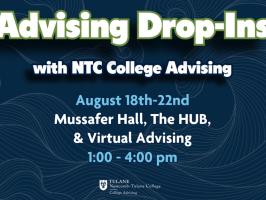 Advising Drop-Ins with NTC College Advising illustration