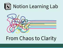 Notion Learning Lab: From Chaos to Clarity illustration