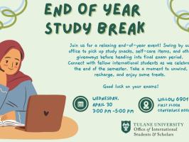 End of Semester Final Exam Study Break illustration