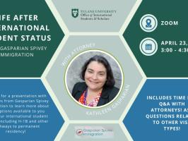 Life After International Student Status with Gasparian Spivey Immigration illustration