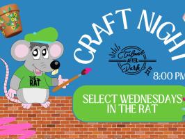 Craft Night in the Rat | Plant Pot Painting illustration