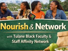 Black Faculty/Staff Affinity Network: Nourish & Network Series illustration