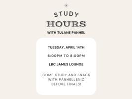 Study & Snack with Panhel illustration