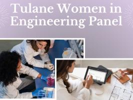 Tulane Professional Women in Engineering Panel illustration