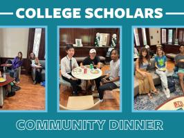 College Scholars Community Dinner illustration