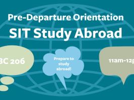 SIT Study Abroad Pre-Departure Orientation illustration