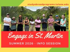St. Martin Summer 2026 Study Abroad Program Info Session illustration