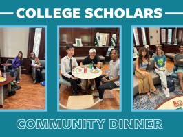 College Scholars Community Dinner: Wednesday, 1/29 illustration