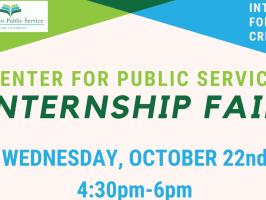 Public Service Internship Fair illustration
