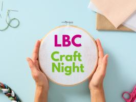 LBC Craft Night | Cross Stitching illustration