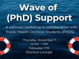 Wave of (PhD) Support illustration