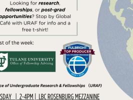 Global Cafe: Research and Fellowship at Tulane illustration