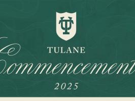 2025 Tulane University Unified Commencement Ceremony illustration