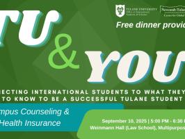 TU & You: Finding Calm with Campus Counseling illustration