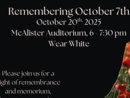 Remebring October 7th  illustration