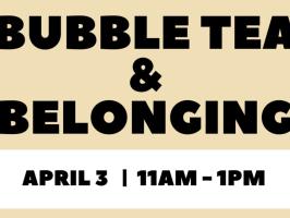 TACC Bubble Tea and Belonging illustration