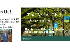 The Art of Civil Discourse with Professor Chris Otten illustration