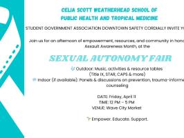 SGA Downtown Safety Sexual Autonomy Fair  illustration