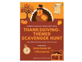 TUSO Thanksgiving Scavenger Hunt illustration