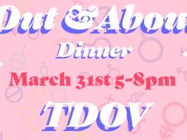 Out and About Dinner - Trans Day of Visibility  illustration