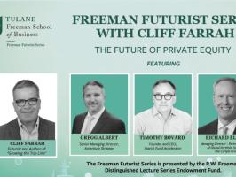 Freeman Futurist Series:  Future of Private Equity illustration